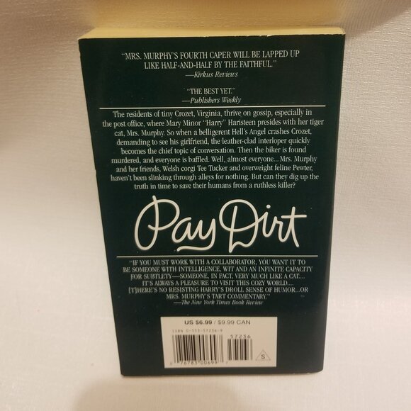 $4 if part of bundle, Rita Mae Brown's Pay Dirt paperback - Picture 4 of 4